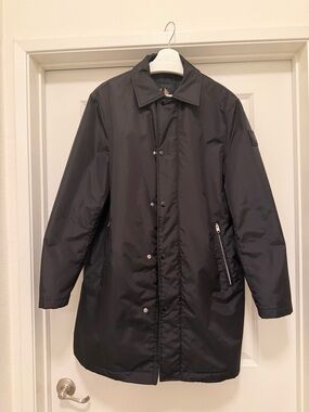 Belstaff Black Trench Coat Small